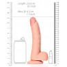 Real Rock Ultra Skin Gode réaliste Curved RealRock 17 x 4.3cm
